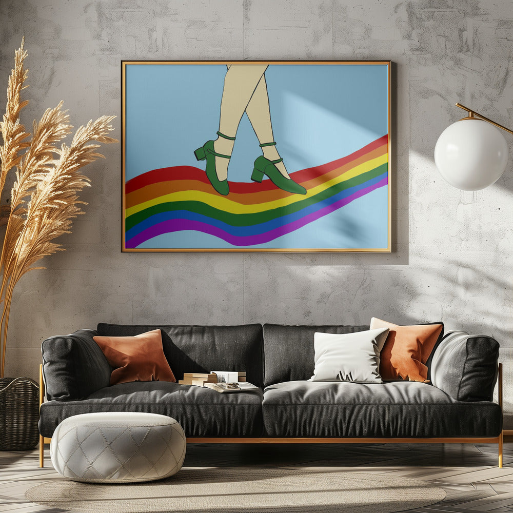 Rainbow Walk | Canvas