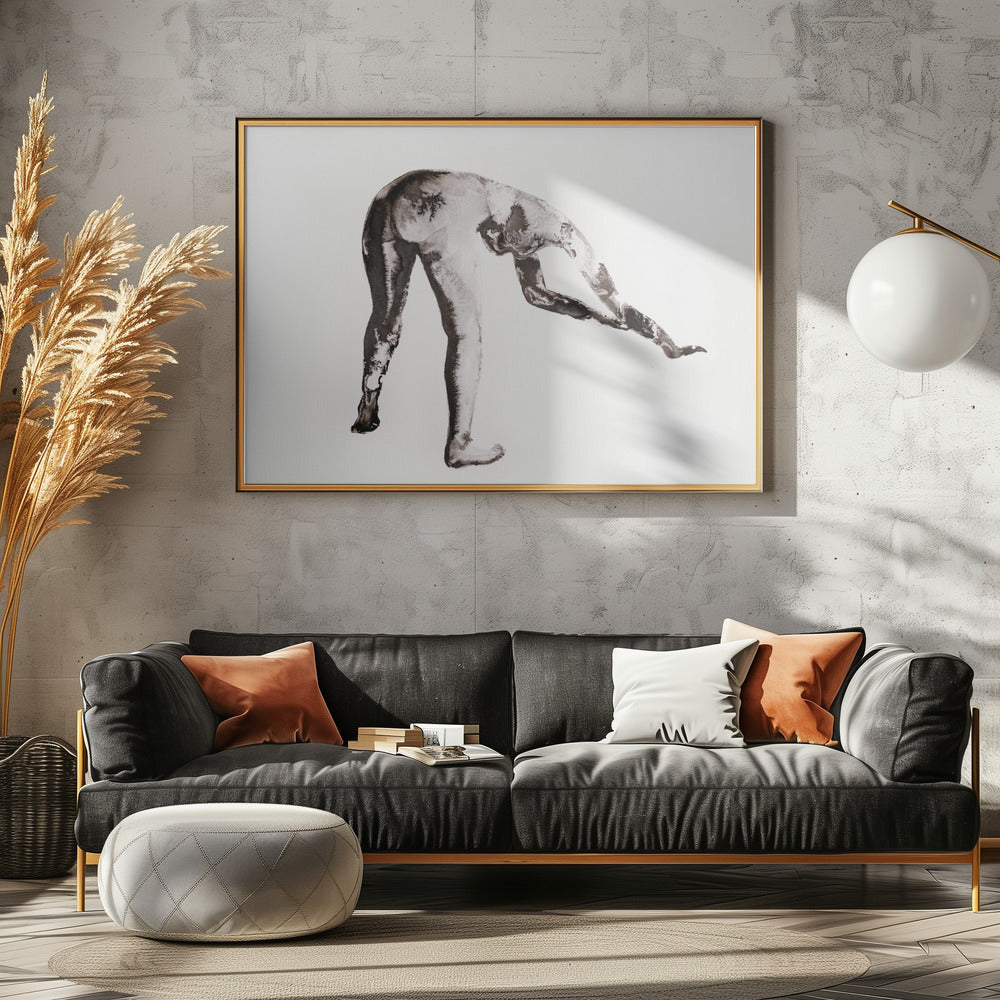 Ink Study No. 4 (gebückt) | Poster