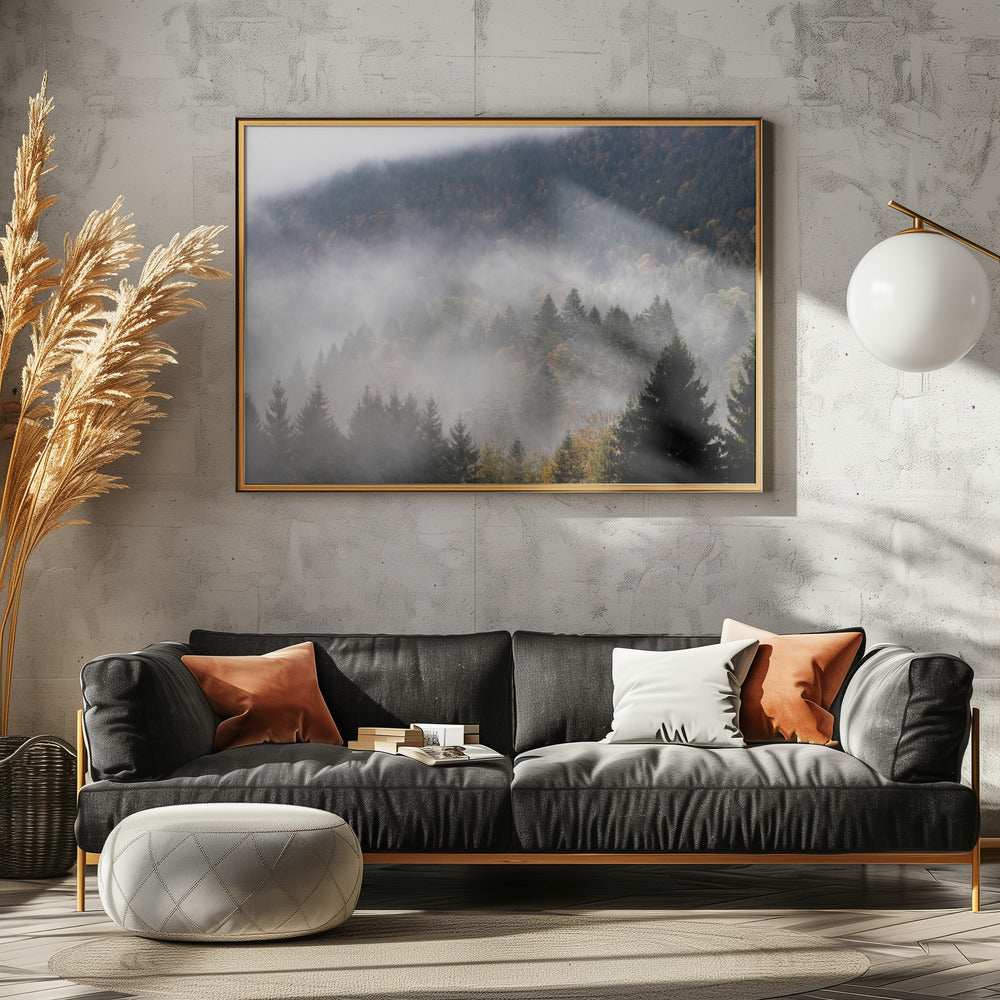 Foggy Woods 9 | Poster