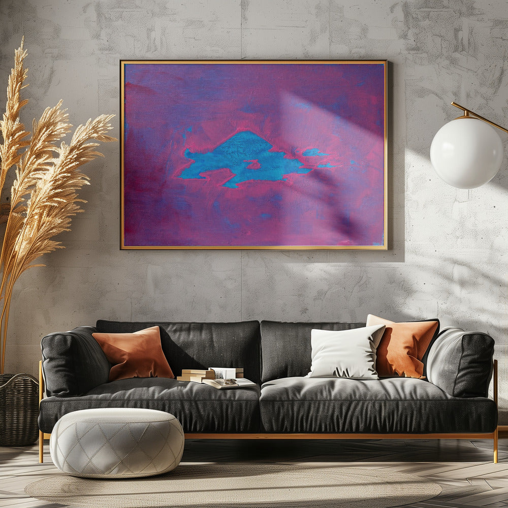 Uap Cyan, Magenta Sky | Canvas