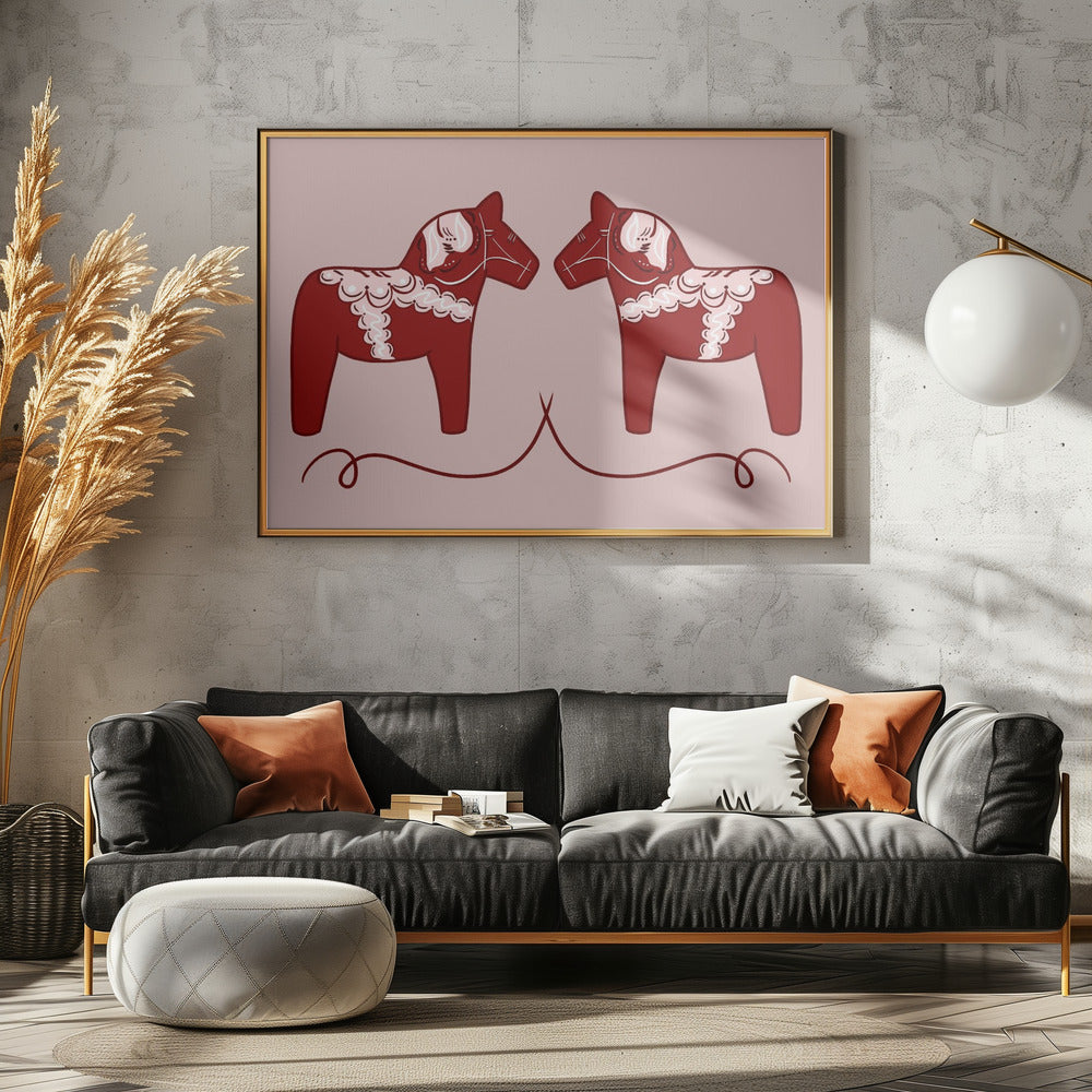 Nordic Horses Twins | Poster