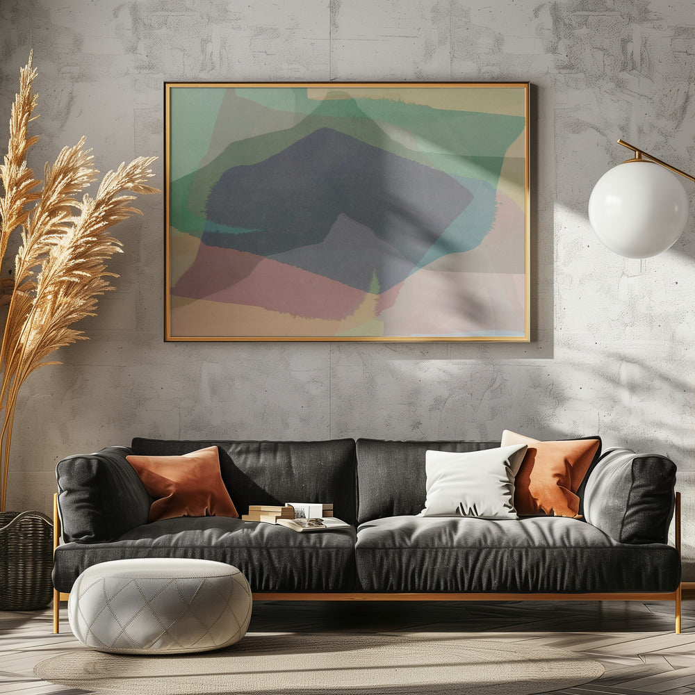 Abstract Dipped Landscape 6 | Canvas