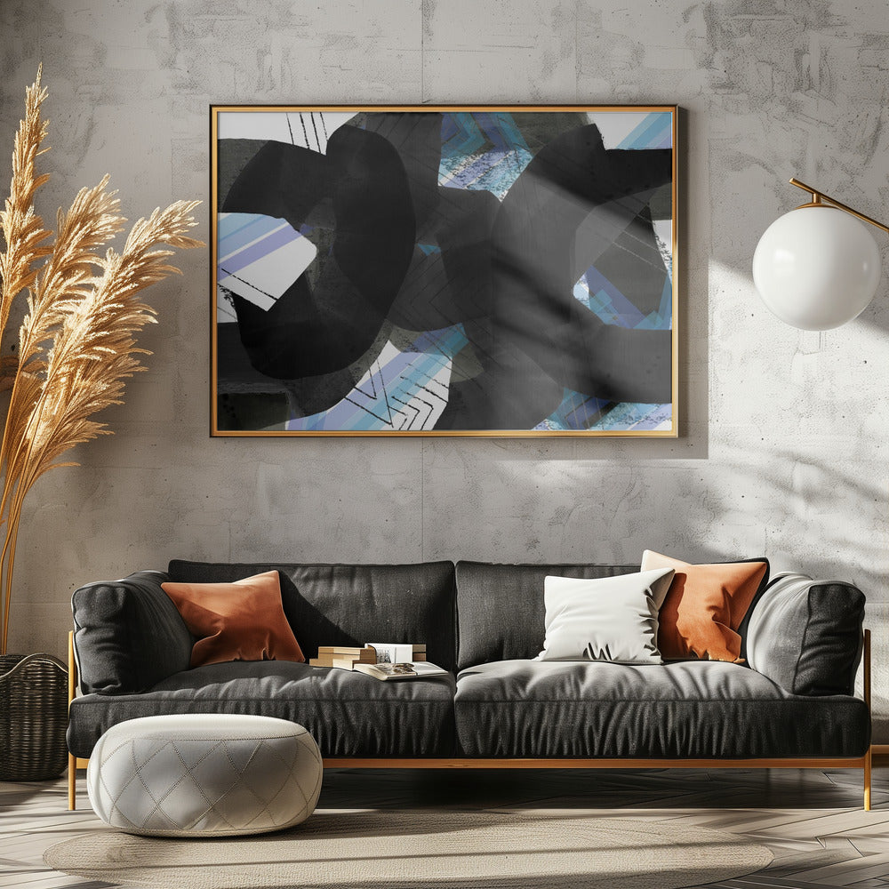 Black Texture Meeting 5 | Canvas