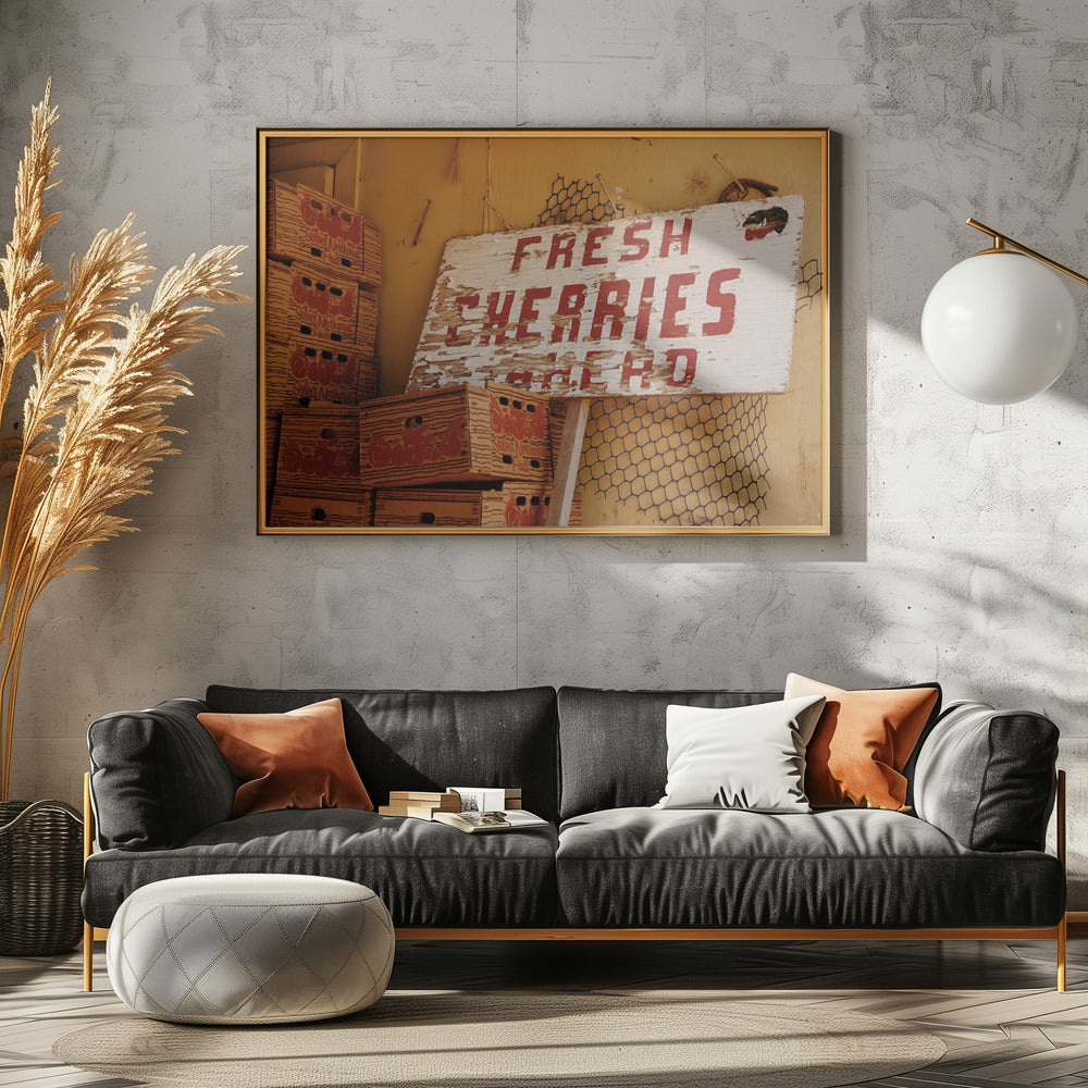 Fresh Cherries Ahead | Canvas