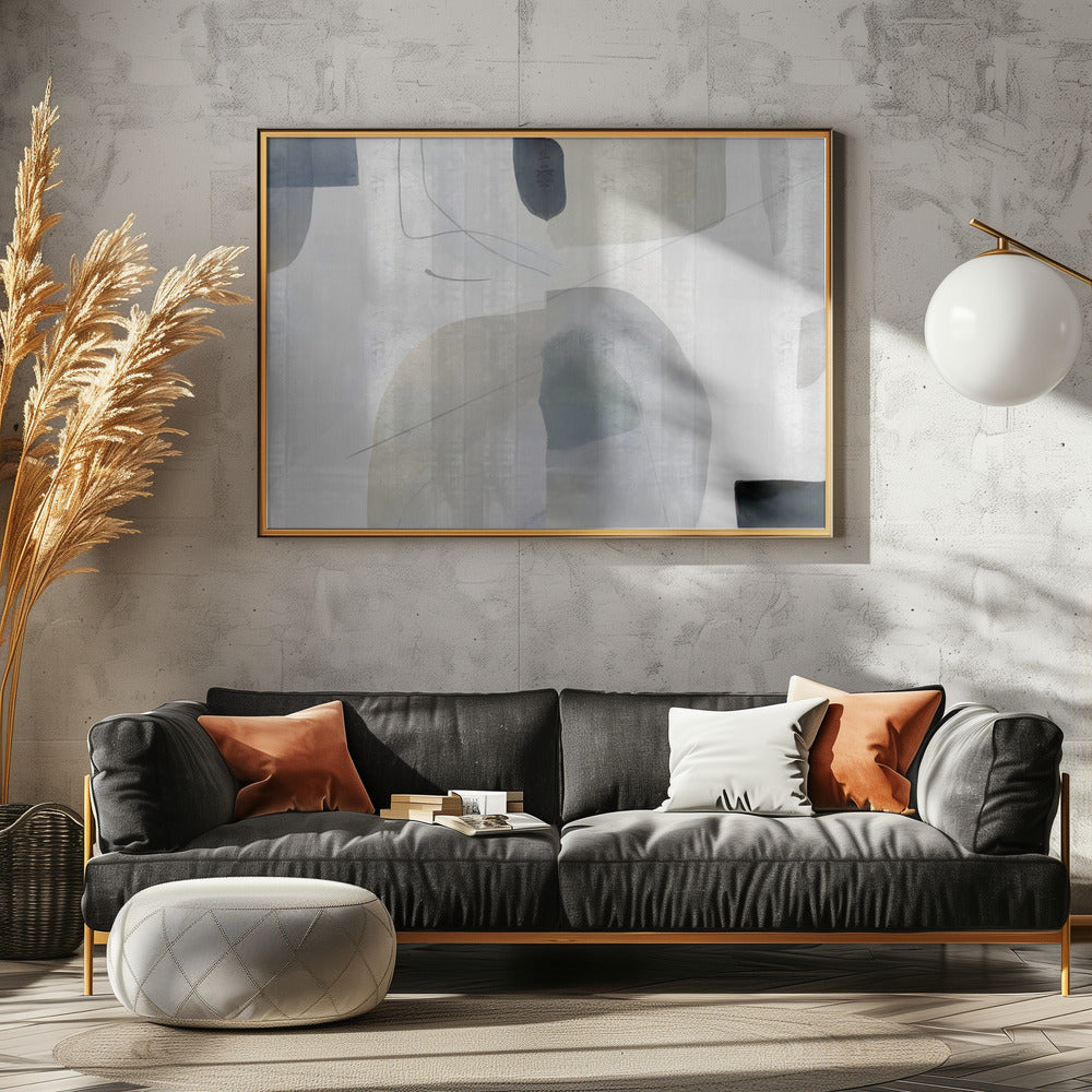 Soft Abstract Shapes 1 | Poster