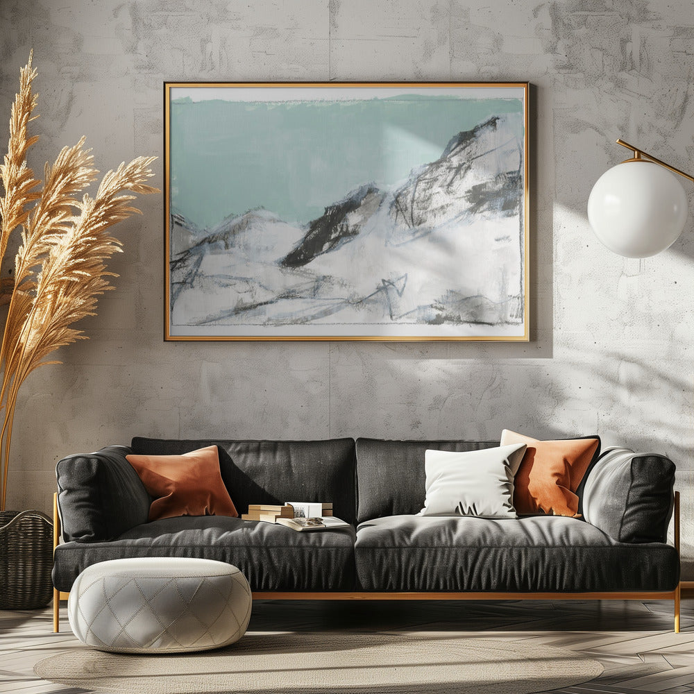 White Mountains Print No1 | Canvas