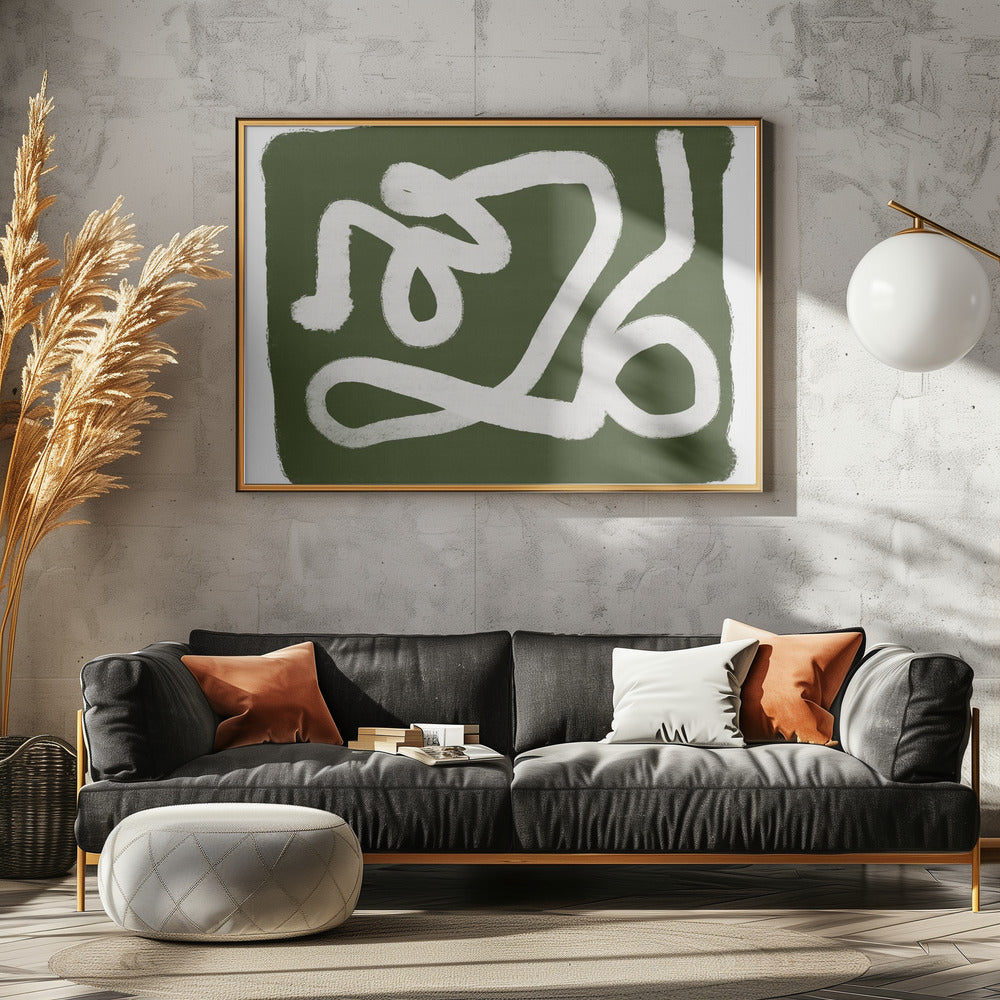 Green abstract 4 | Canvas