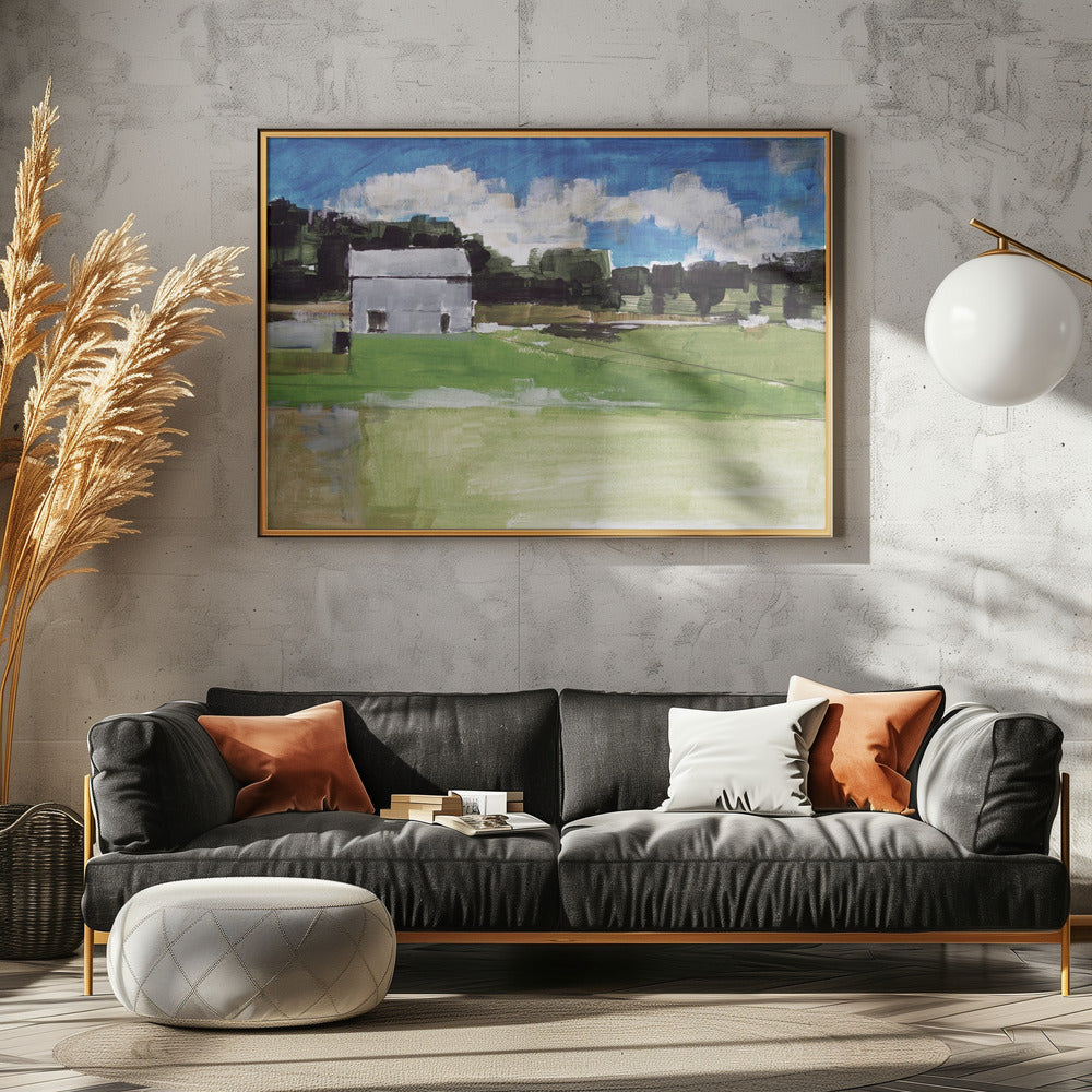 Barren Farm Barn Print No 2 | Canvas