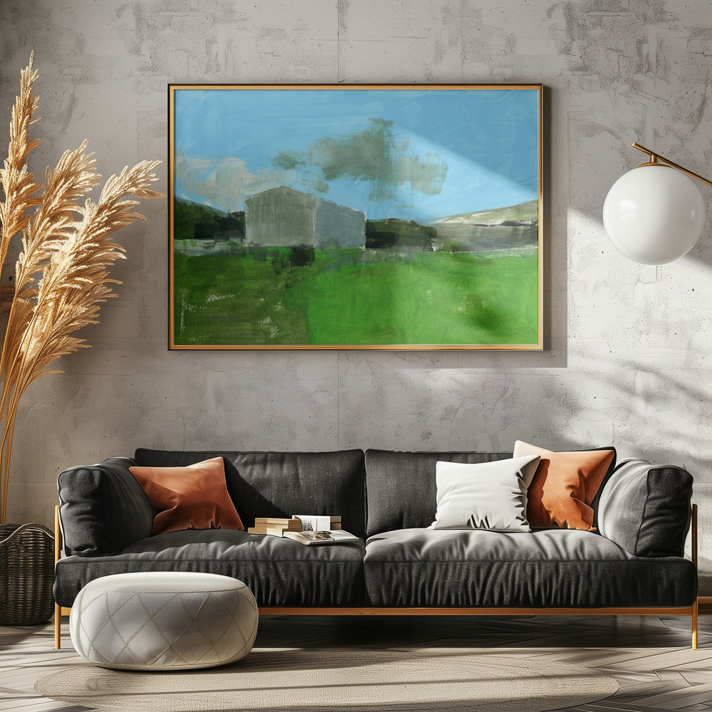 Barren Farm Barn Print No 1 | Poster