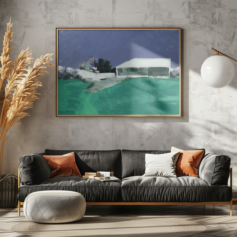 Modern Farm House No 1 | Canvas
