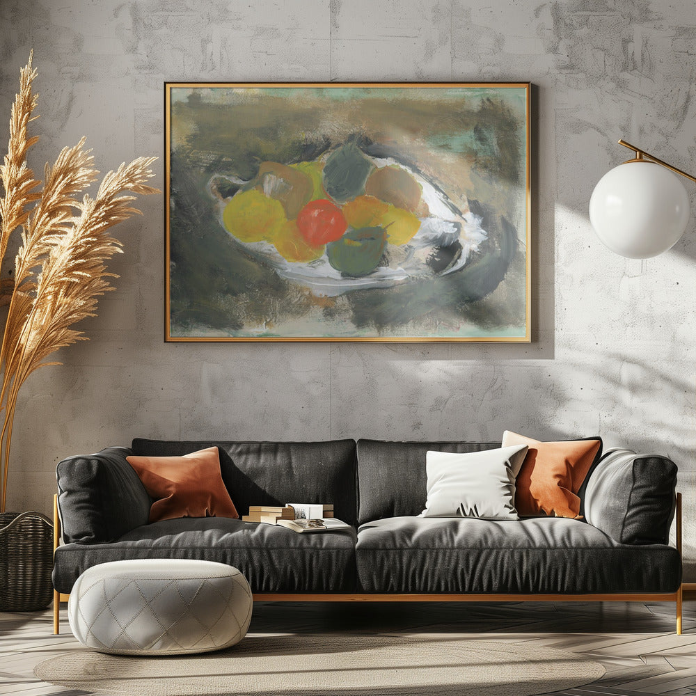 Agrumi su un piatto No 1 | Poster