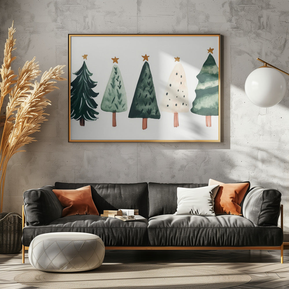 Whimsical Pines | Poster