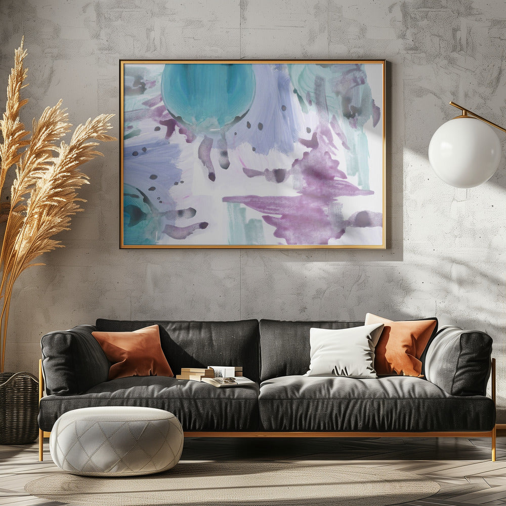 Aquarelle Organic Shapes 2 | Poster