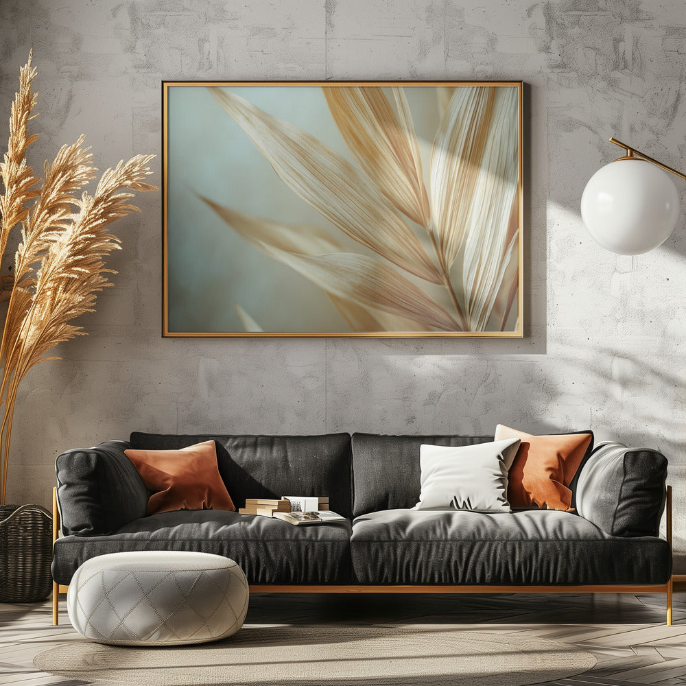 Golden Leaves Harmony | Canvas