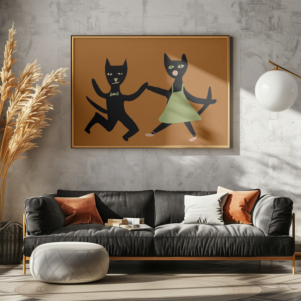 Dancing cats | Canvas
