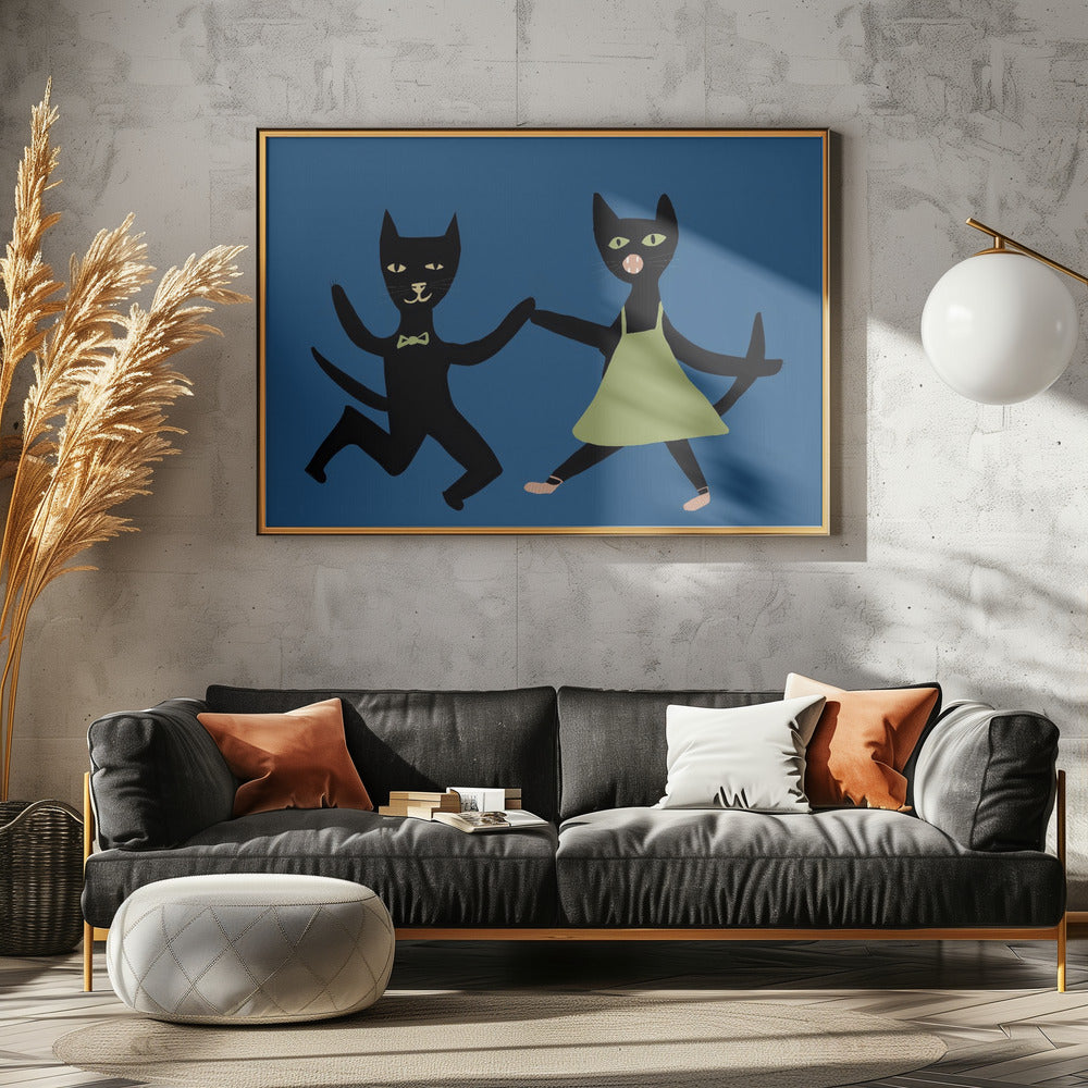 Dancing cats | Poster