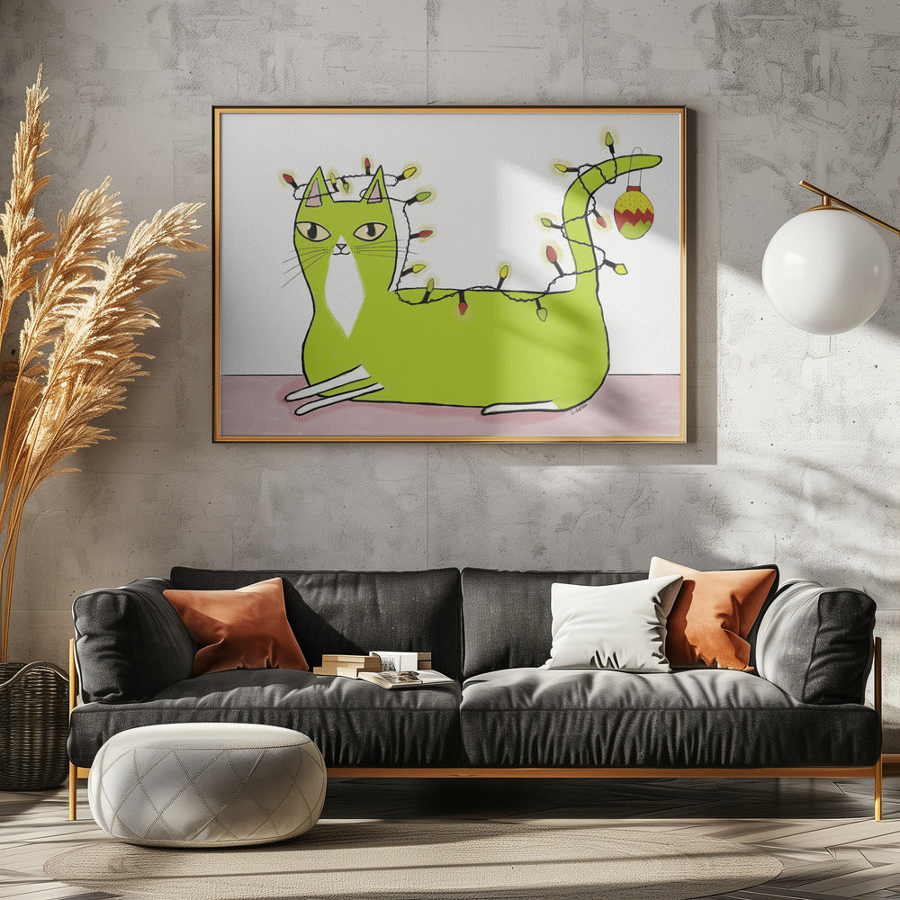 Christmas Cat | Canvas