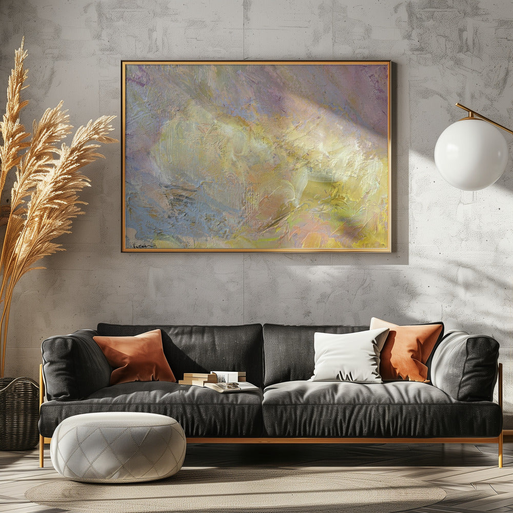 Soaring Golden Abstract | Canvas