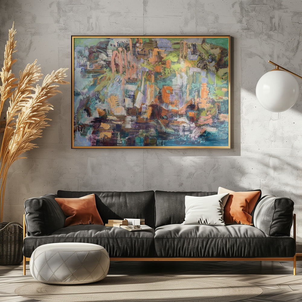 Vibrant Cityscape | Canvas