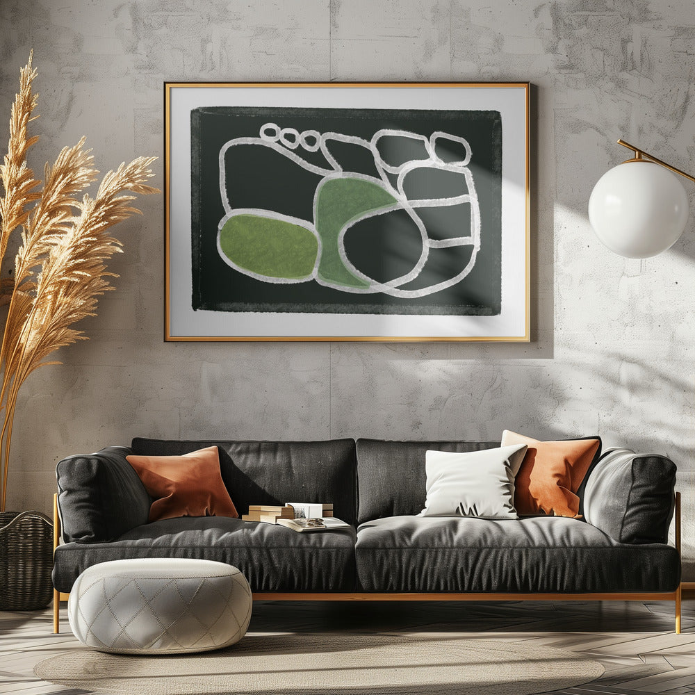 Line drawing abstracr | Canvas