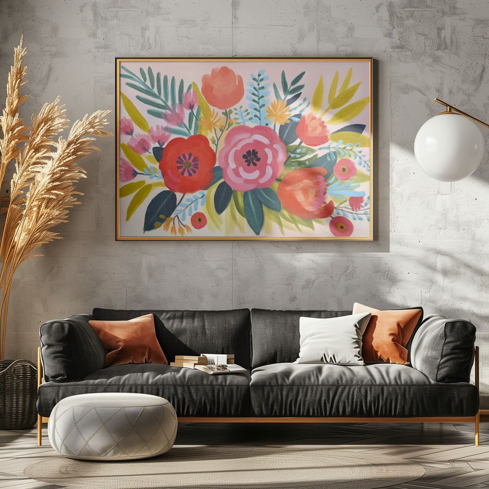 Whimsy Spring Garden | Canvas