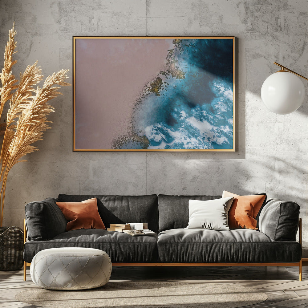 Aerial Coastal - Wind Swept Beach | Canvas
