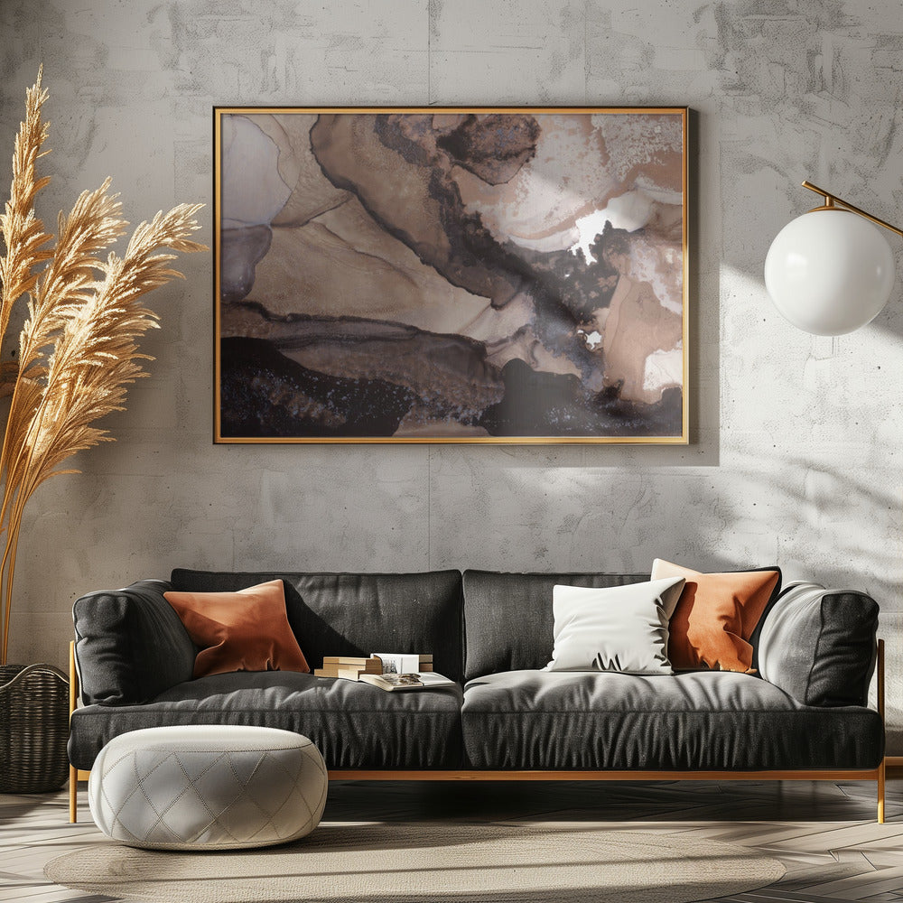 Earthly Tones Flow | Canvas