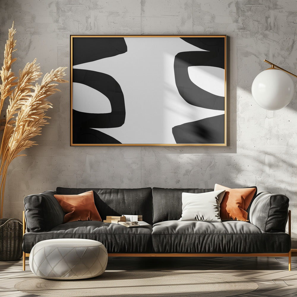 Big Black Shapes 2 | Canvas