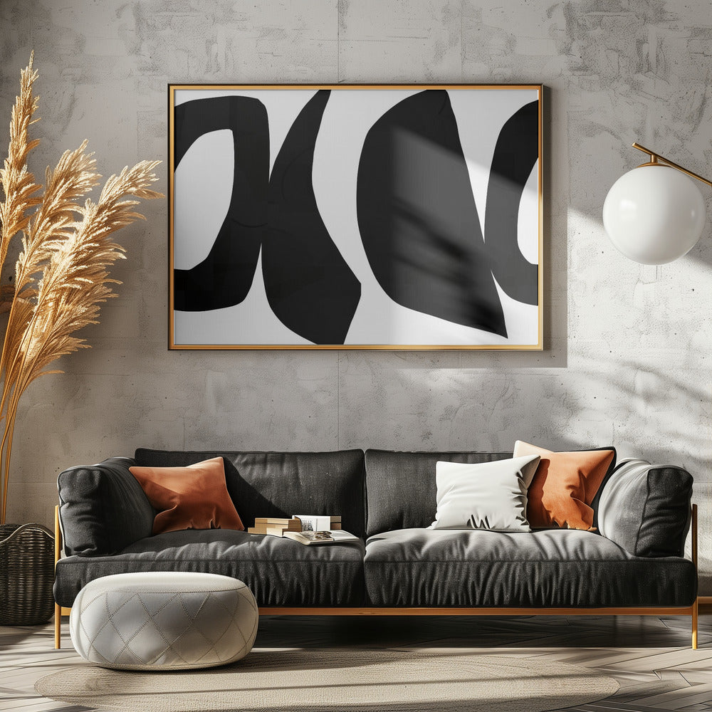 Big Black Shapes 1 | Poster