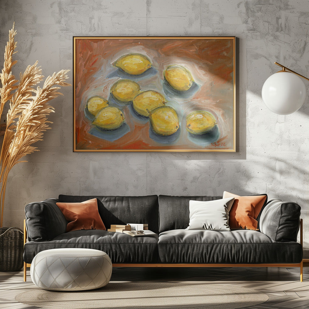 Lemons with Shadow | Poster