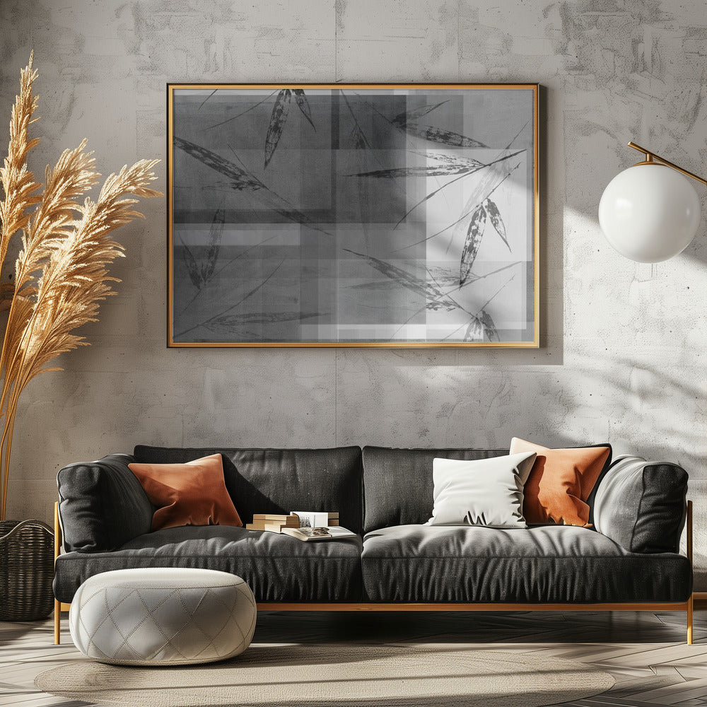 Abstract Botanicals in Neutral Tones | Poster