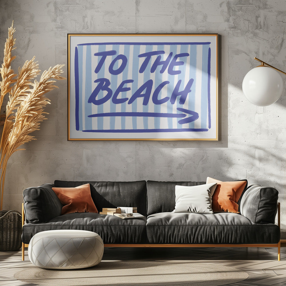 Beach Bound Signage | Canvas
