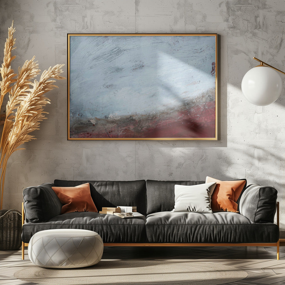 Crimson Horizon | Canvas