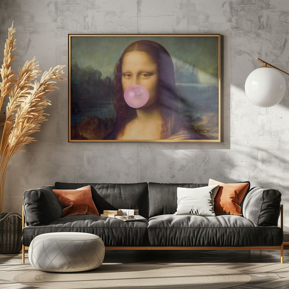Mona Lisa Bubble Gum | Poster