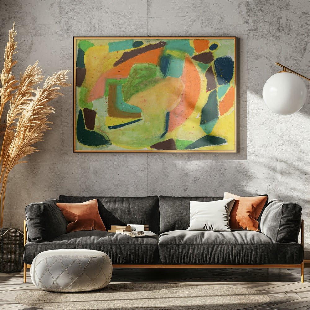 Watercolour &amp; pastel Abstract | Canvas