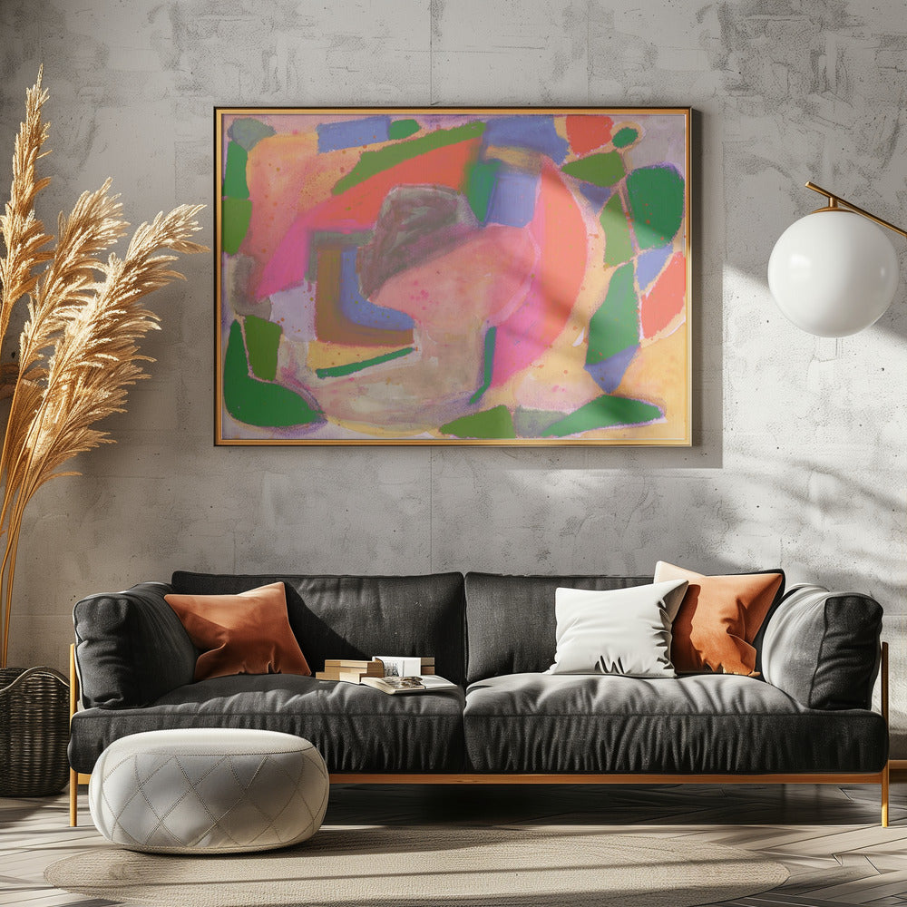 Watercolour &amp; pastel Abstract | Canvas