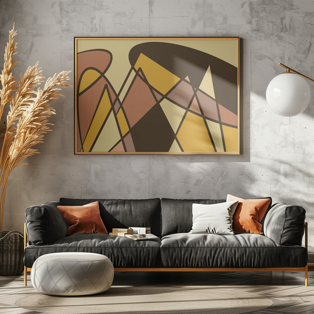 abstract golden | Canvas