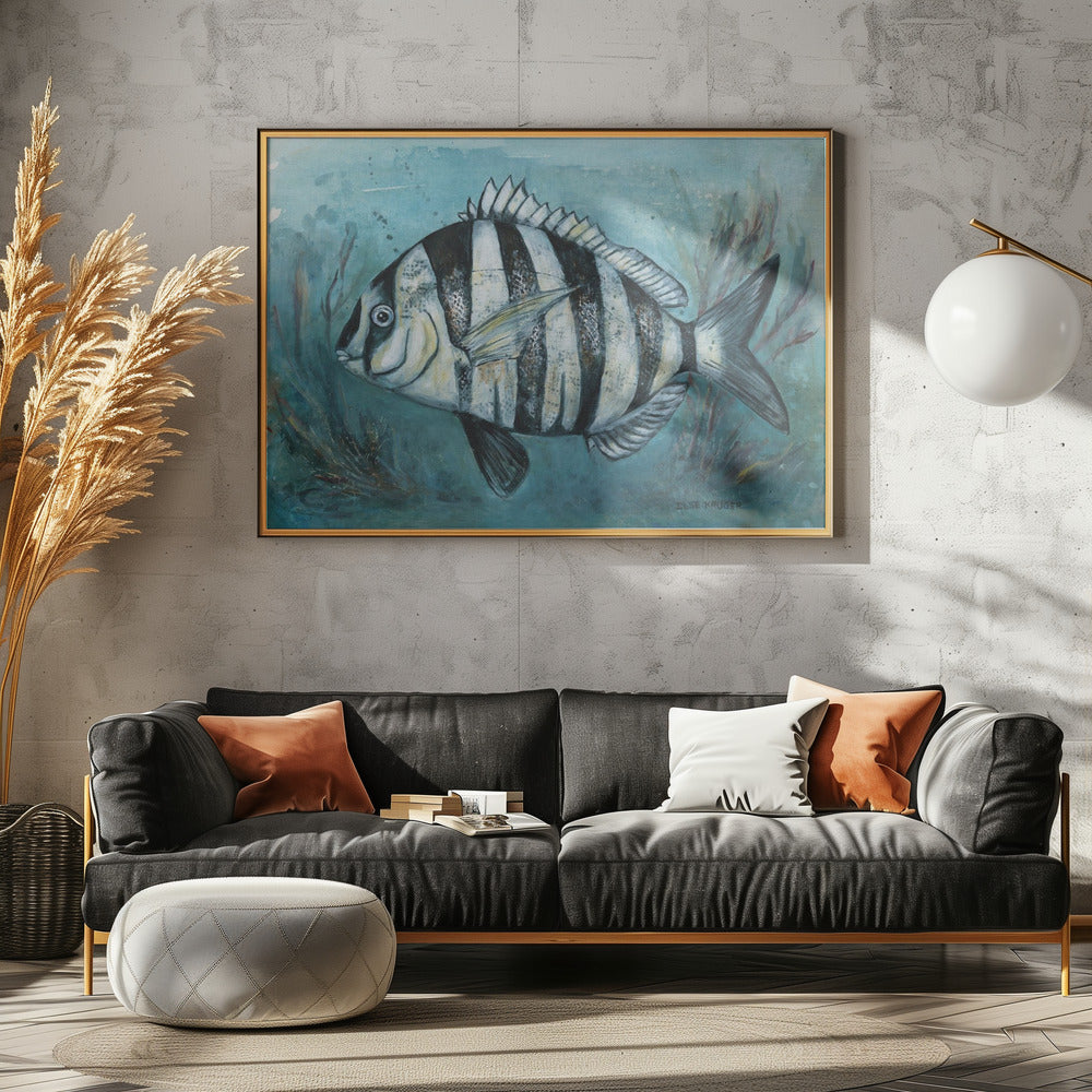 Striped Sea Beauty | Poster