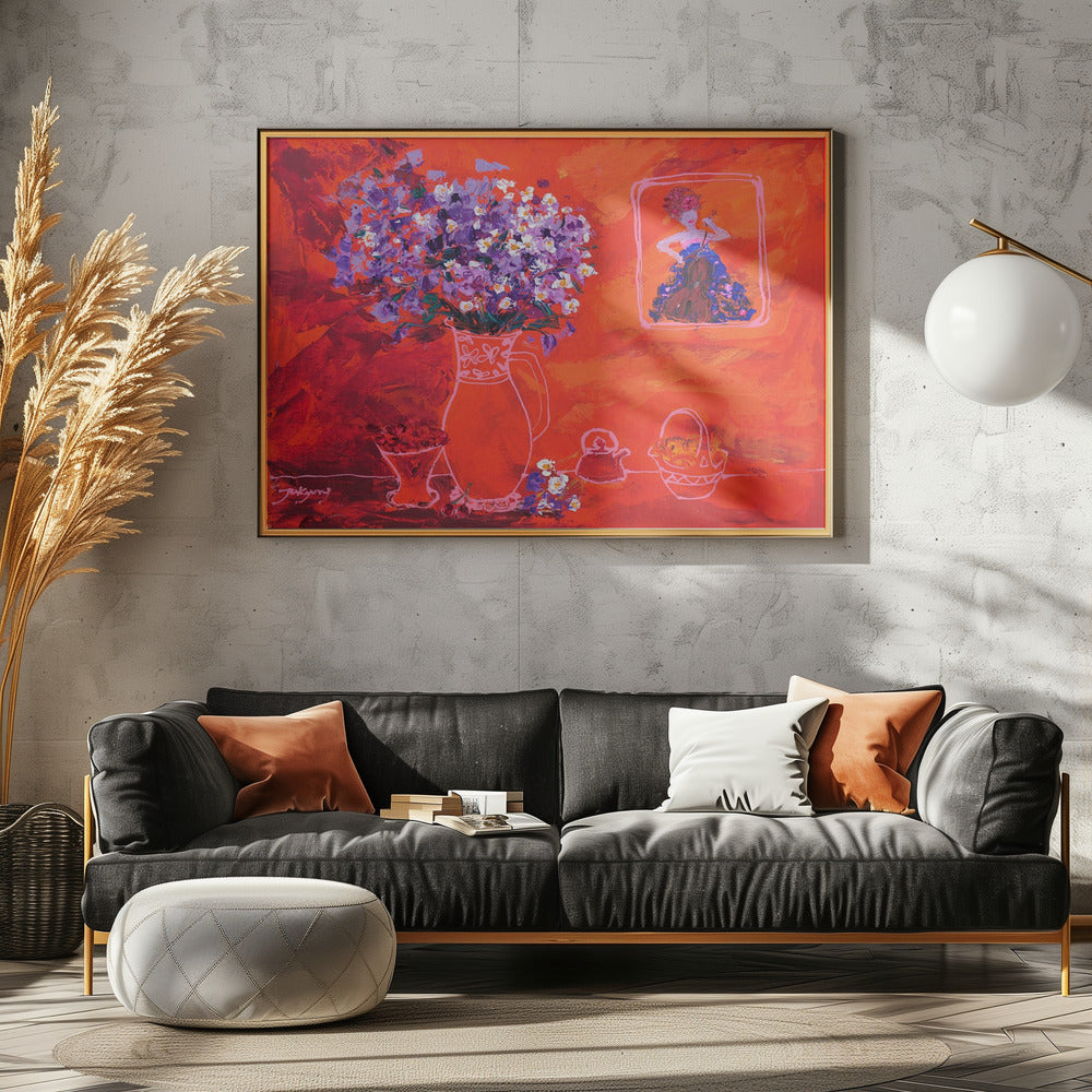 Vase With A Portrait | Canvas