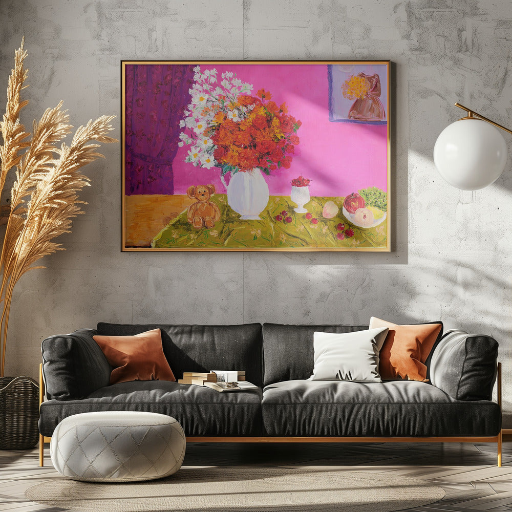 Vase Of Bright Flowers | Canvas