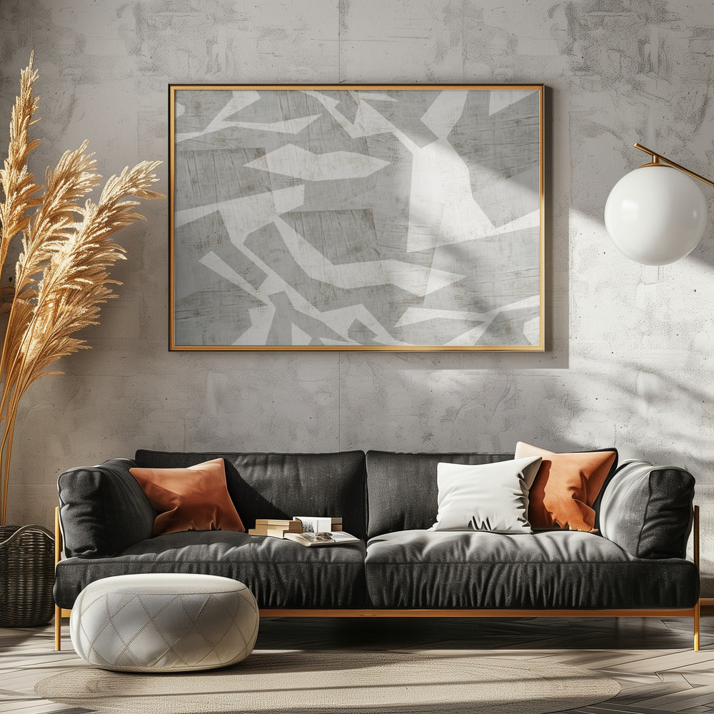 Geometric Shapes In A Neutral Color Palette | Canvas