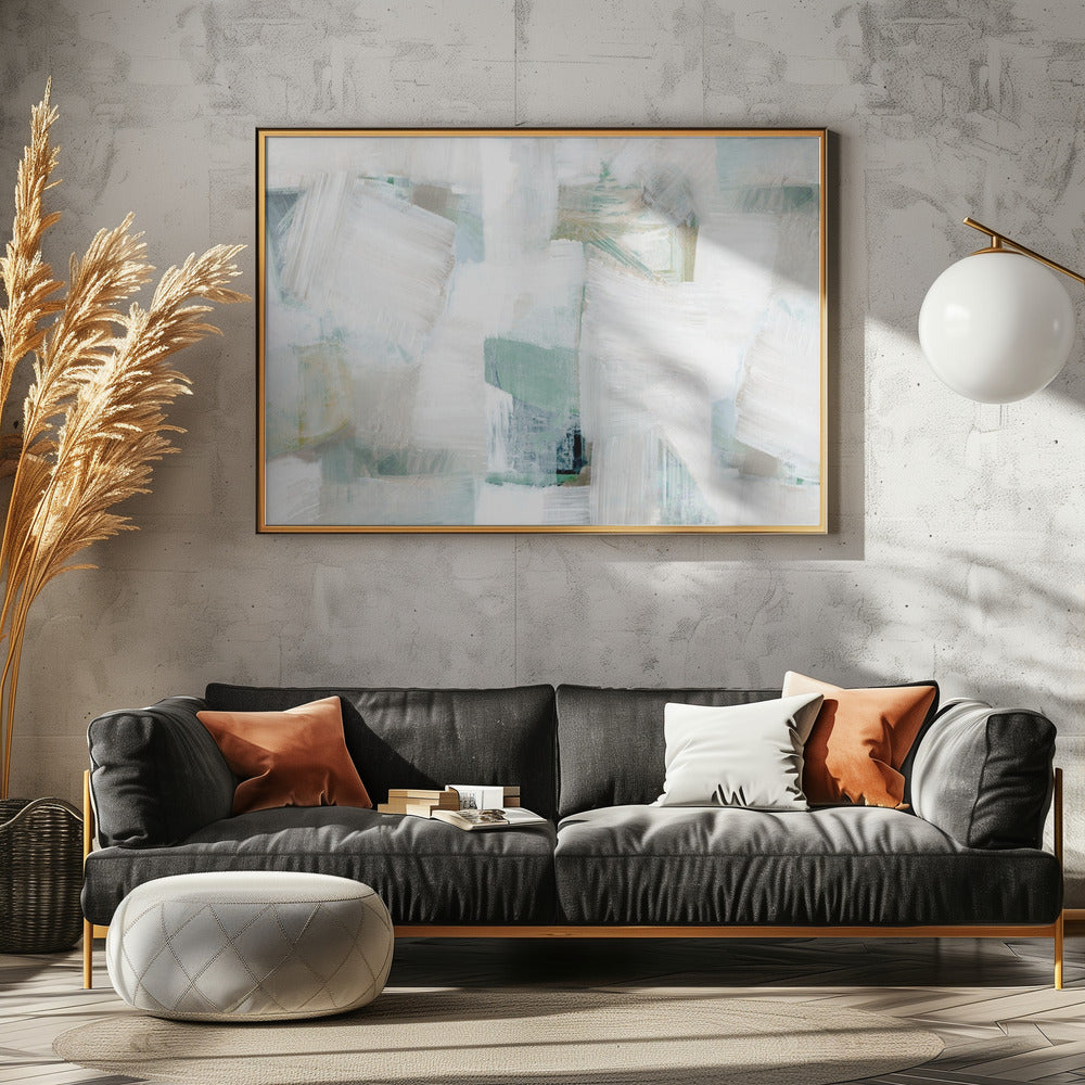 Whispers of White and Blue | Canvas