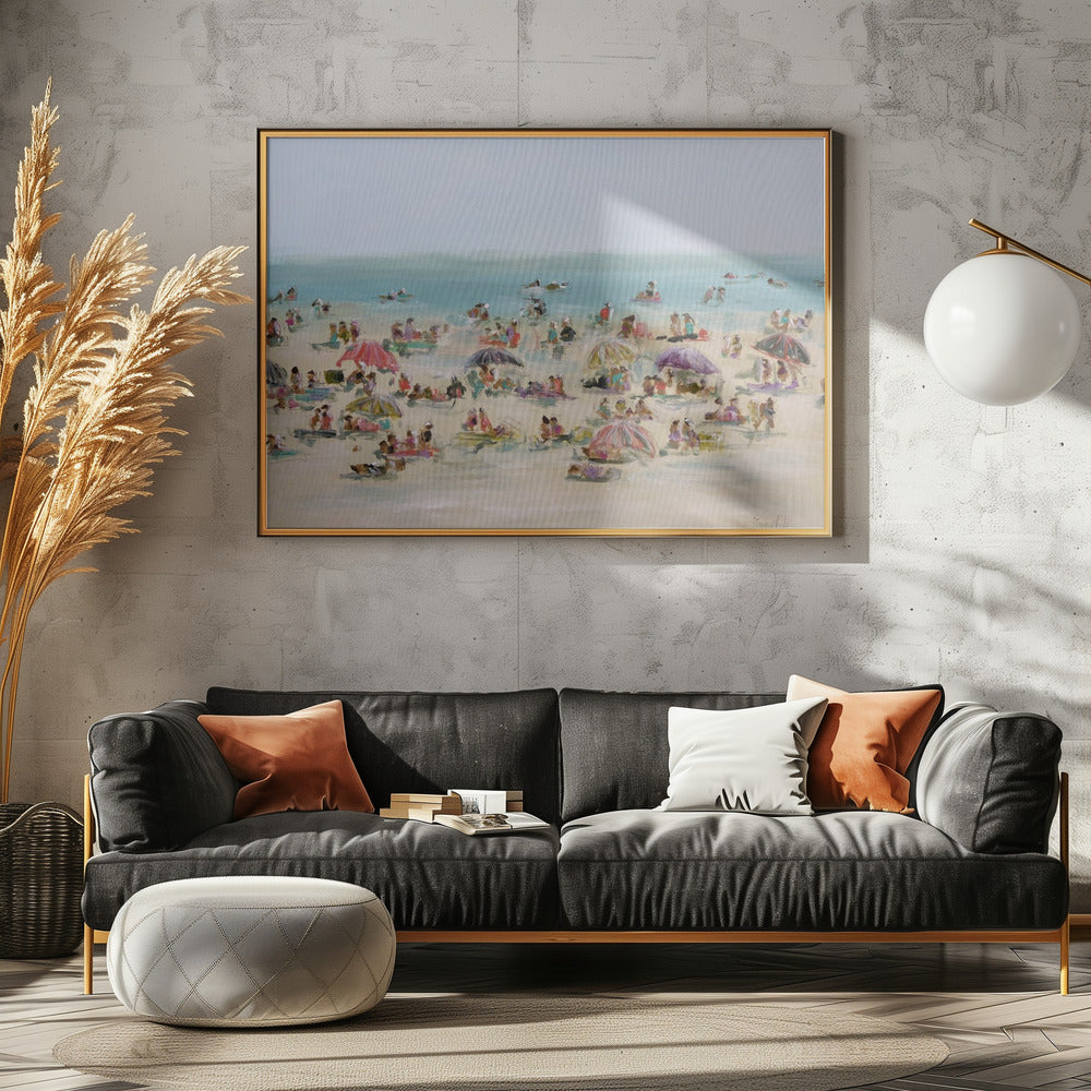 Impressionist Beach Scene | Canvas