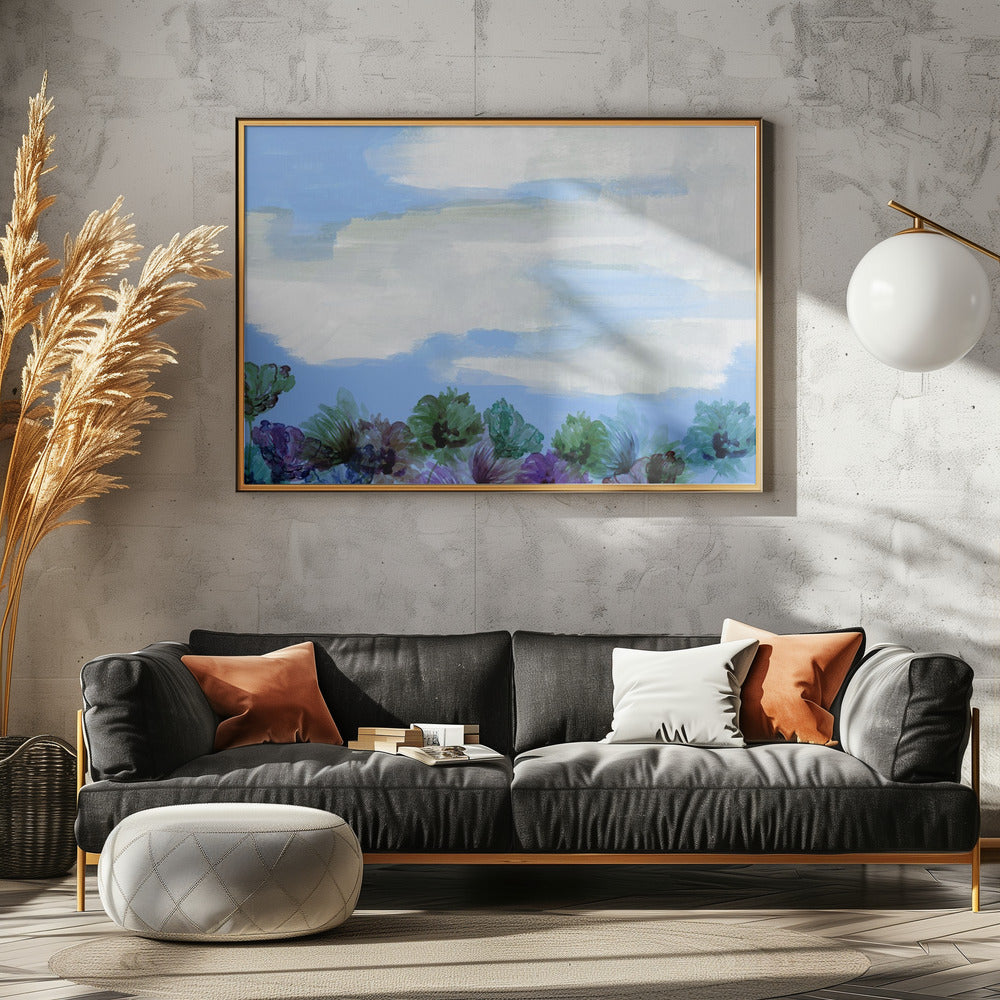 Whispering Wildflowers Sky | Canvas