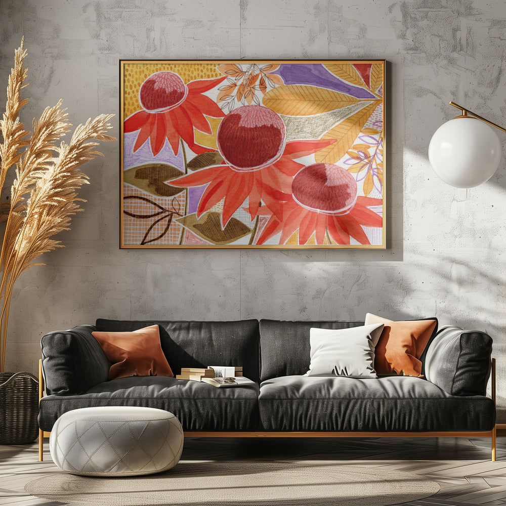 Layered Botanical Watercolour | Poster