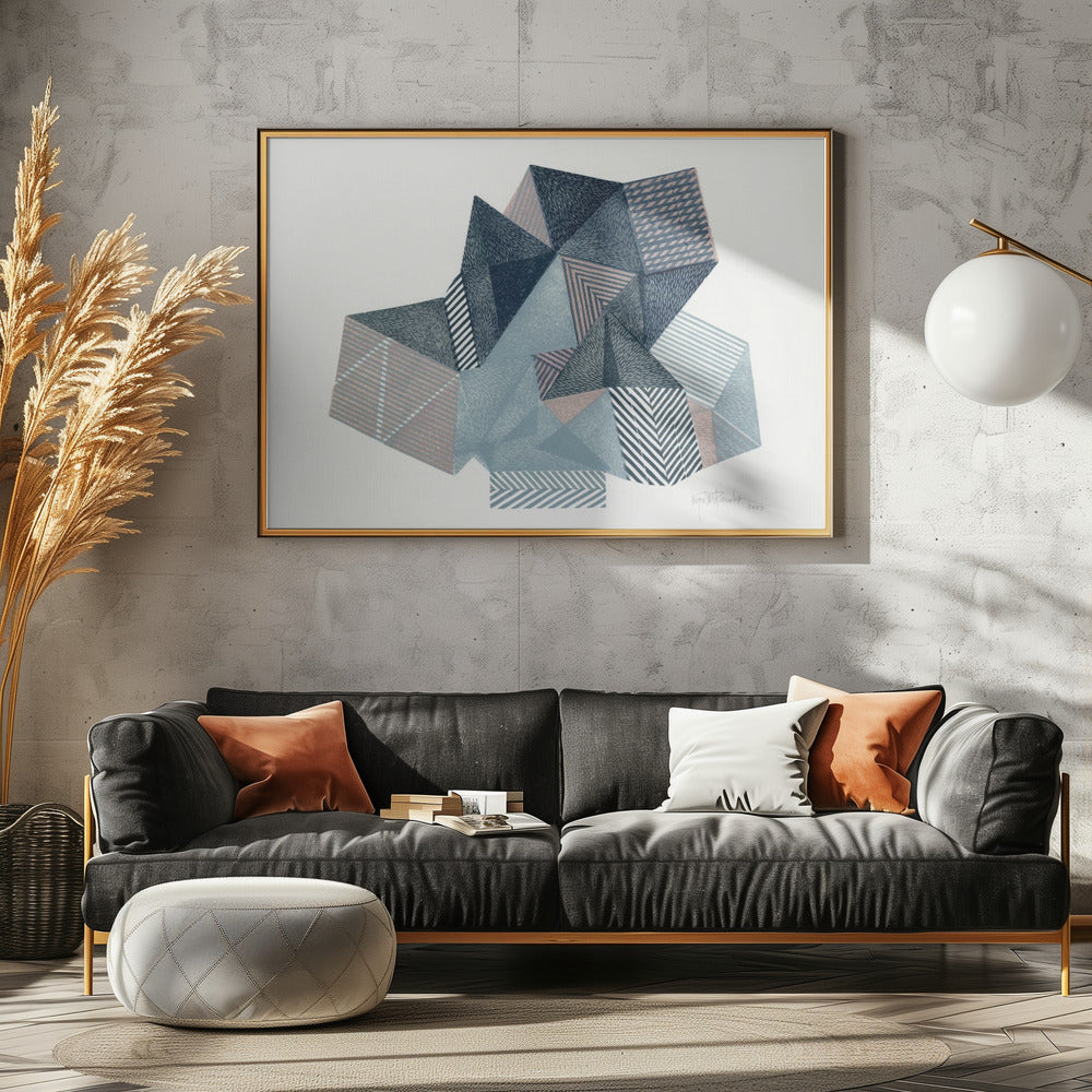 Polygonal shape I. | Canvas