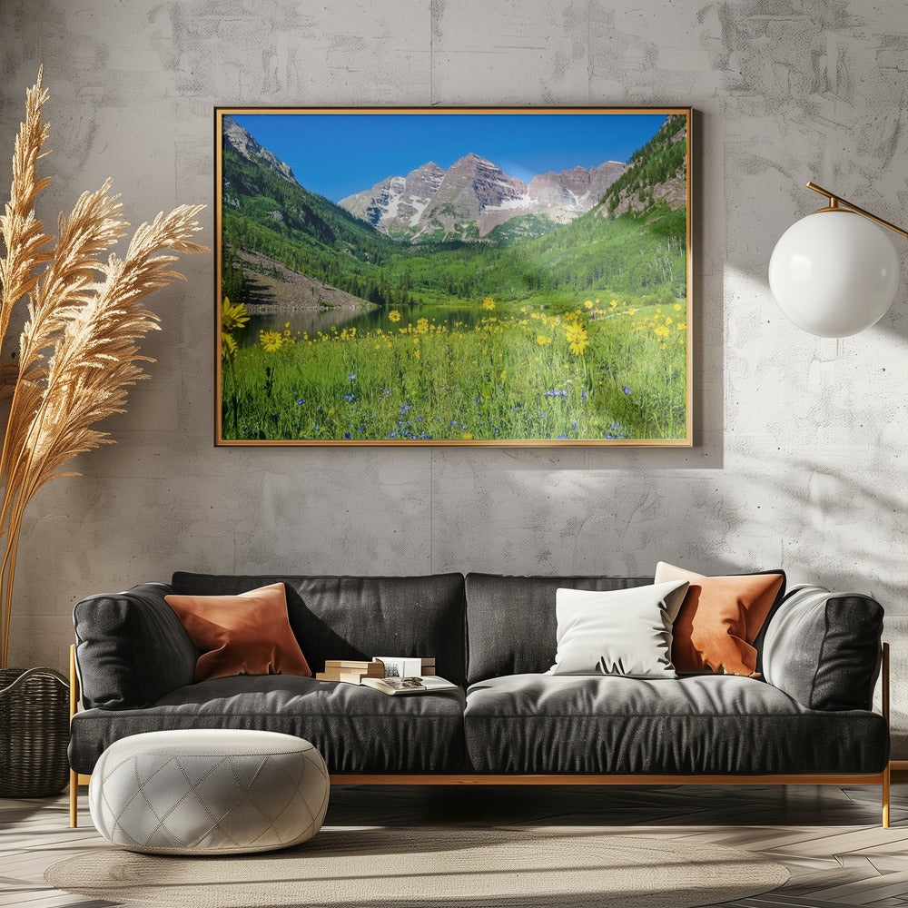 Maroon Bells Wildflowers | Canvas