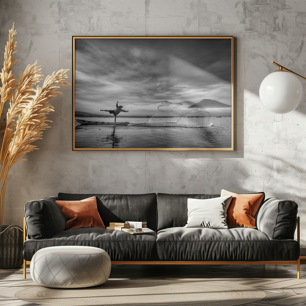 man behind the nets | Canvas