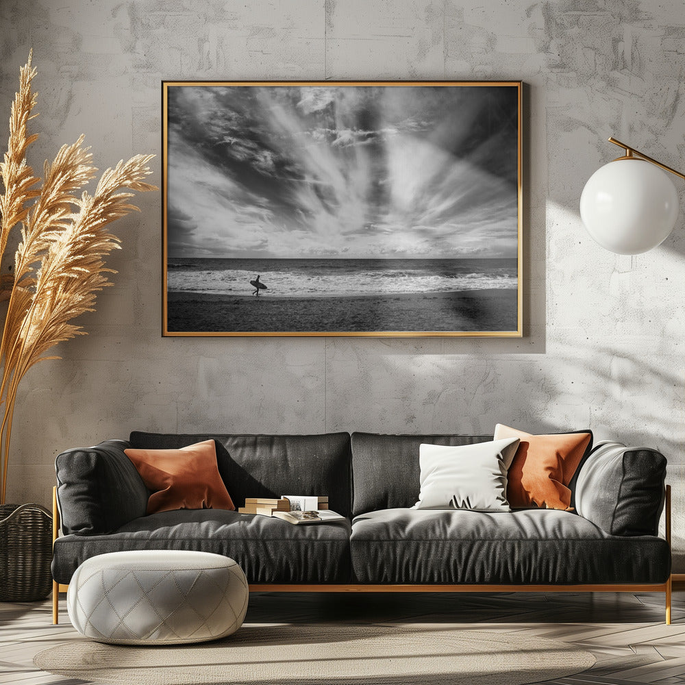 The loneliness of a surfer | Canvas