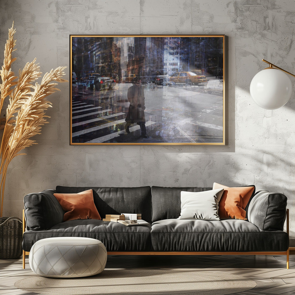 Woody Allen Crossing | Canvas